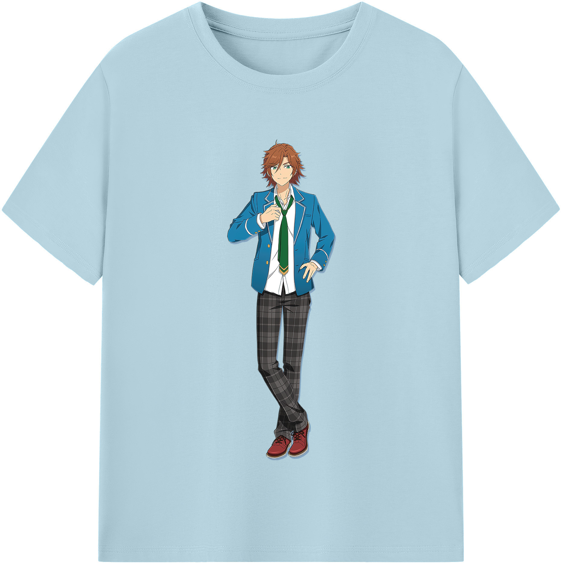 （画像用） あんさんぶるスターズ! Ensemble Stars 綿100％半袖Tシャツ（フロントプリント）